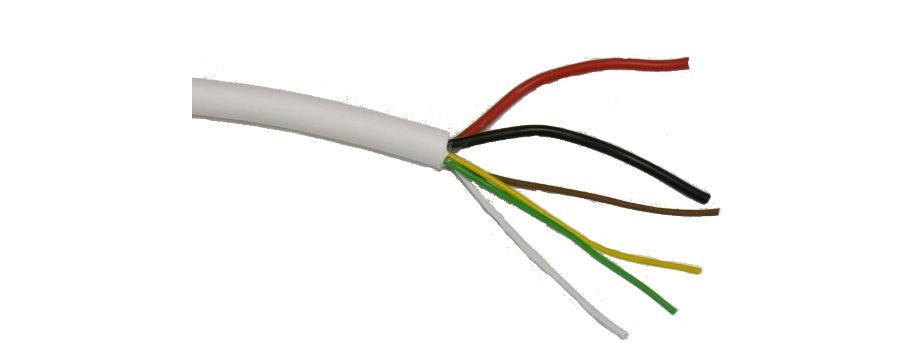Kabel 24V + BUS RS485 (2 + 4 Litzen)