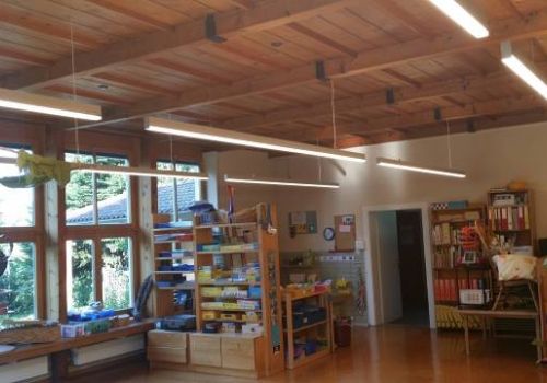 LED-Beleuchtung für einen Kindergarten